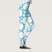 Lichte blauwe poladot leggings (Rechts)