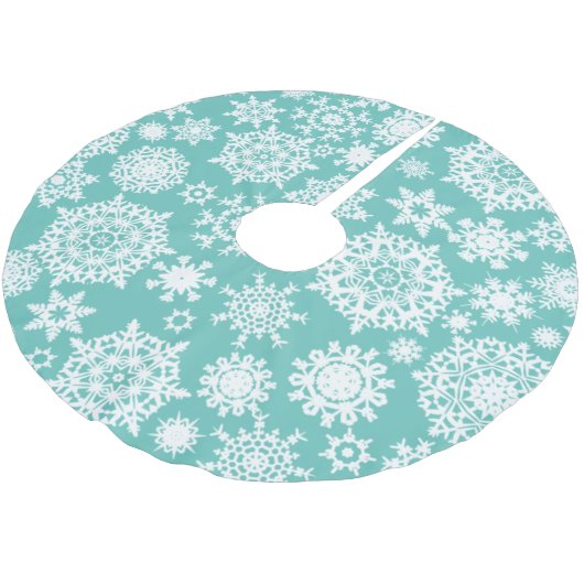 Lichte Blauwgroen kerstboomrok Kerstboom Rok (Gekanteld)