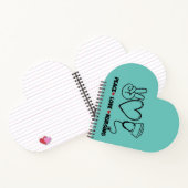 Lichte Blauwgroen Vredesliefde Verpleegkundigheid Notitieboek (Binnen)