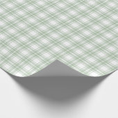 Lichte Bleke Sage Wrapping Pattern Roll Cadeaupapier (Hoek)