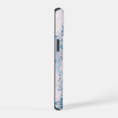 Lichte Bloemige Achtergrond iPhone 15 Case (Rechterkant)