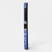 LICHTE BLUE CrystaTl BLOKKEN IPHONE 5 Hoesje (Achterkant/links)