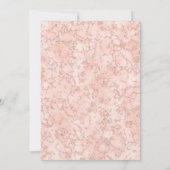 Lichte Blush Boog Schoon Gepersonaliseerd Babyfees Kaart (Achterkant)