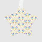 Lichte bogen Acryl Ornament (achterkant)