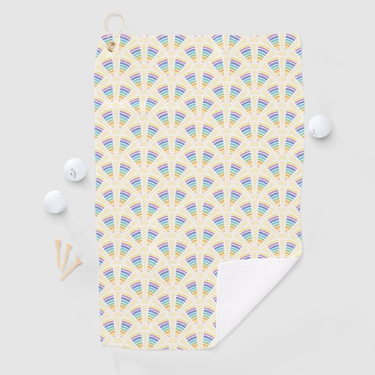 Lichte bogen golfhanddoek (Insitu)