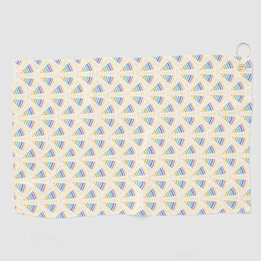 Lichte bogen golfhanddoek (Horizontaal)
