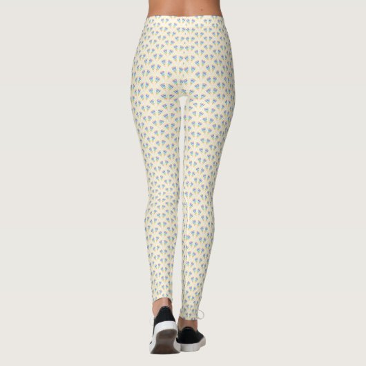Lichte bogen Leggings (Achterkant)