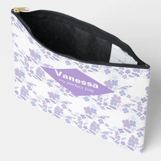 Lichte boho bloemen. etui (Open)