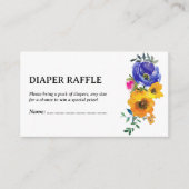 Lichte & Bold Bloemen Luier Raffle Informatiekaartje (Voorkant)