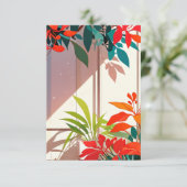 Lichte botanische tuin voor de deur informatiekaartje (Staand voorkant)