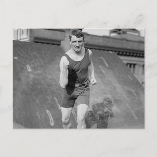 Lichte Boxer Fred Welsh, begin jaren 1900 Briefkaart (Voorkant)