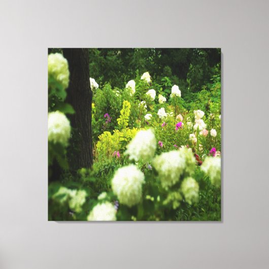 Lichte brandkranen in mijn Rubio Garden Canvas Afdruk (Voorkant)