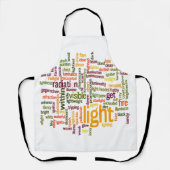 Lichte briljante kleuren voor koken schort (Voorkant)