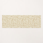 Lichte broun of houten dashes, bruin en wit. yogamat (Voorkant (horizontaal))