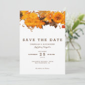 Lichte bruine bloemen kaart (Staand voorkant)