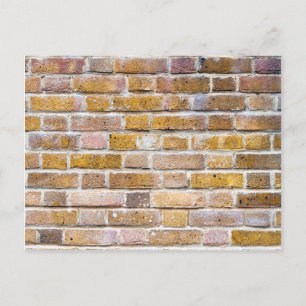 Lichte bruine wand briefkaart