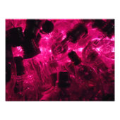 LICHTE BULBS IN MAGENTA FOTO AFDRUK (Voorkant)