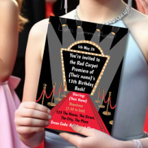 Lichte camera actie Film Premiere Verjaardagsfeest