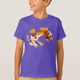 Lichte Cartoon Pinto Horse Children T-Shirt