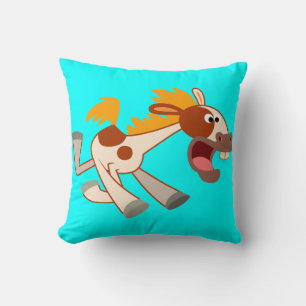 Lichte Cartoon Pinto Horse Pillow Kussen