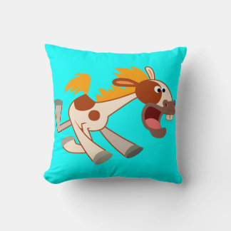 Lichte Cartoon Pinto Horse Pillow Kussen