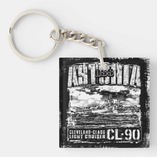 Lichte cruiser Astoria Sleutelhanger (Voorkant)
