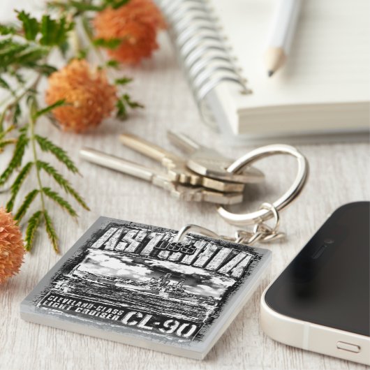 Lichte cruiser Astoria Sleutelhanger (Voorkant Rechts)