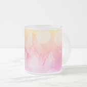 *~* Lichte Crystal Yoga Reiki Energy Healer Matglas Koffiemok (Voorkant rechts)