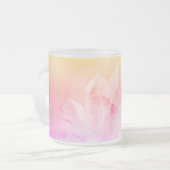 *~* Lichte Crystal Yoga Reiki Energy Healer Matglas Koffiemok (Voorkant links)