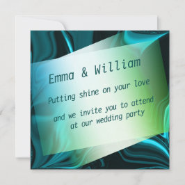 Lichte cyaan en donkere curven op een donkere acht kaart