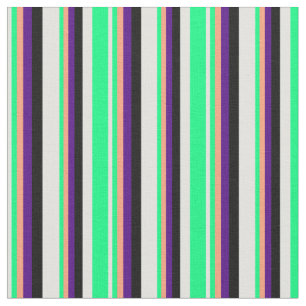 Lichte cyaan, groen, lichte zalm, indigoeroe & zwa stof