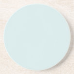 Lichte cyaan vaste platte kleur zandsteen onderzetter<br><div class="desc">Een eenvoudig kleurenontwerp met vele kenmerken. Als kalme, zachte, trendy, moderne en modieuze kleur. Hex nr.: D4EAEB</div>