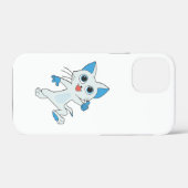 LICHTE CYAANSE KITTEN MET BLAUWE JONGEN, EARS Case-Mate iPhone CASE (Achterkant (horizontaal))
