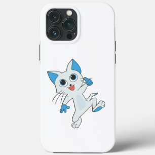 LICHTE CYAANSE KITTEN MET BLAUWE JONGEN, EARS Case-Mate iPhone CASE