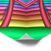 Lichte dans, abstract wandelen poster (Hoek)