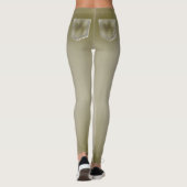 Lichte denim als zakje Leggings (Achterkant)