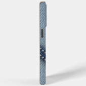 Lichte denim met rhinestones Case-Mate iPhone case (Achterkant / Rechts)