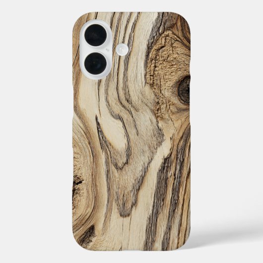 Lichte Drijfhout Nerf Hoesje voor Telefoon (Achterkant)