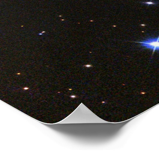 Lichte echo van V838 Monocerotis Poster (Hoek)