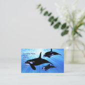 Lichte echo visitekaartje (Staand voorkant)