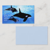 Lichte echo visitekaartje (Voorkant / Achterkant)