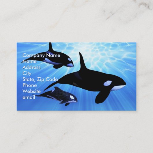 Lichte echo visitekaartje (Voorkant)