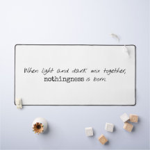 Lichte en donkere bureaumat