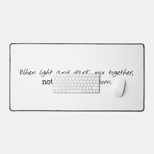 Lichte en donkere bureaumat (Keyboard & Muis)