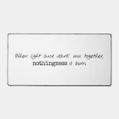 Lichte en donkere bureaumat (Voorkant)