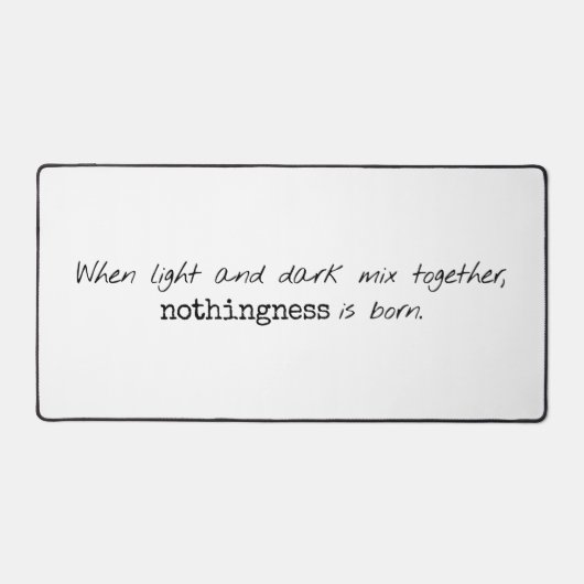 Lichte en donkere bureaumat (Voorkant)