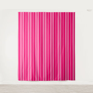Lichte en Hot Pink Stijlvolle Strepen Patroon Desi Wandkleed