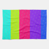 Lichte en leuke streep en Polka-Stippen Theedoek (Horizontaal)