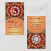 Lichte energie New age holistisch Visitekaartje (Voorkant / Achterkant)