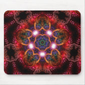 Lichte energie | Roze Paarse mousepad Muismat (Voorkant)